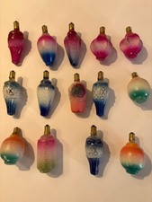 14  ANCIENNES AMPOULES VINTAGE POUR GUIRLANDE DE NOEL TESTEES ET FONCTIONNELLES