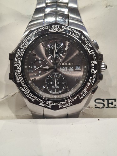 Seiko coutura world timer - seiko,