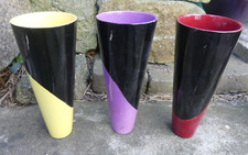 Vallauris 3 vases ceramic cones floor lamp plant holder design 23.5cm 9