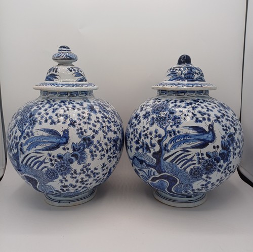 Vase faïence delft - de,