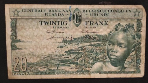 Rare congo belge billet - billet, de
