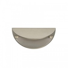 Poignées coquille zamak Emojie - Entraxe 64 mm - Inox brossé METAKOR