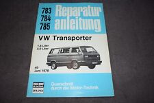 Repair Manual Repair Manual VW Transporter T3 Type 2 1.6/2.0 First Class