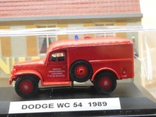 DODGE WC 54  POMPIERS 1/43