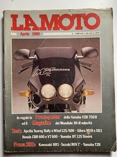 Rivista LA MOTO Edigramma Aprile 1989 Suzuki RGV 250 Yamaha TZR Kawasaki KR1 250