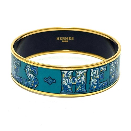 Bracelet hermes logo émaillé - bracelet,