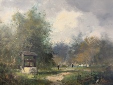 Ancienne huile / toile signée