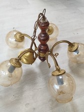 Antique Tbe 5 Branch Chandelier