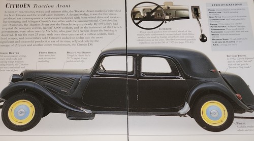 Citroen traction avant - avant, car