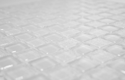 Mosaïque carreau translucide