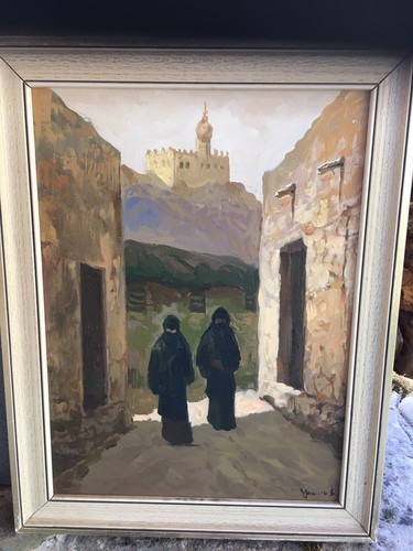 Tableau orientaliste maroc - orientaliste,