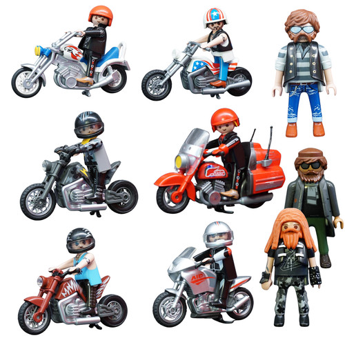 Playmobil moto chopper biker - playmobil,