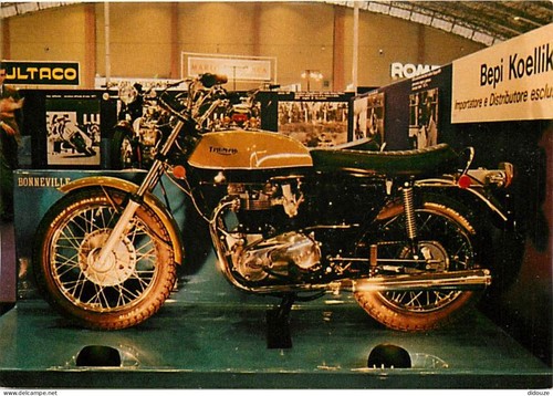 Carte postale motos - postale,