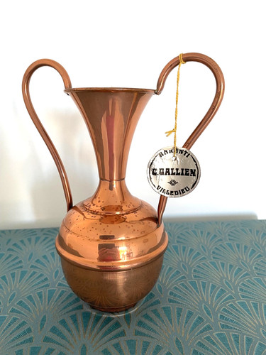 Vase amphore cuivre - amphore, de