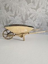 Décoration brouette en bronze