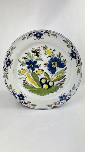 Grand plat faïence de - grand, en