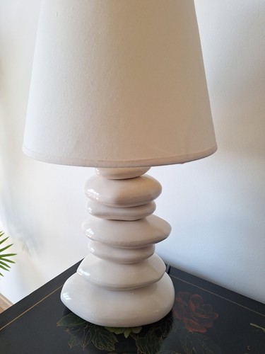 Lampe galet creme