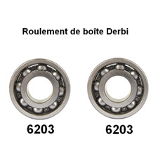 Kit roulement vilo Euro2 Derbi Senda Drd Gpr-Nude-Racing E2 Gilera Smt 2T 50cc