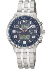 ETT Eco Tech Time EGS-11733-32M Montre Homme Solaire Drive Radio-pilotée 48mm...