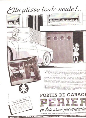 Publicite portes garage - portes, de