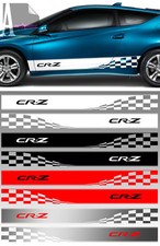 2 X BANDES RACING DAMIERS POUR