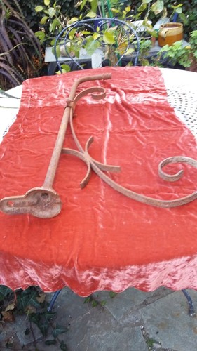 Ancien bec gaz applique fer - ancien,