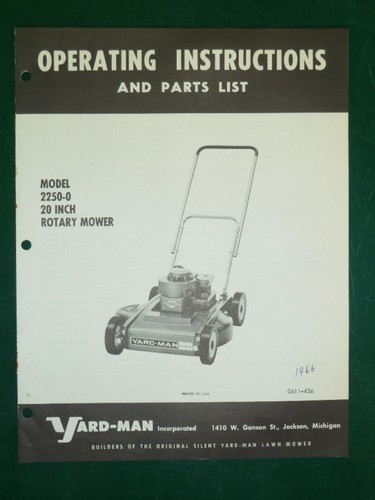 Vintage yard man rotary - yard-man,