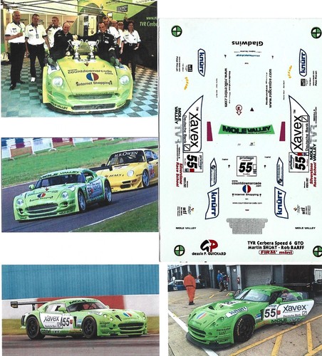 Decals tvr - 1/43, gp