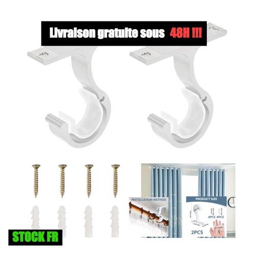 Supports tringle rideaux - supports,
