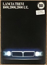LANCIA TREVI Car Sales Brochure 1983 #88799120 1600 2000 2000I.E.