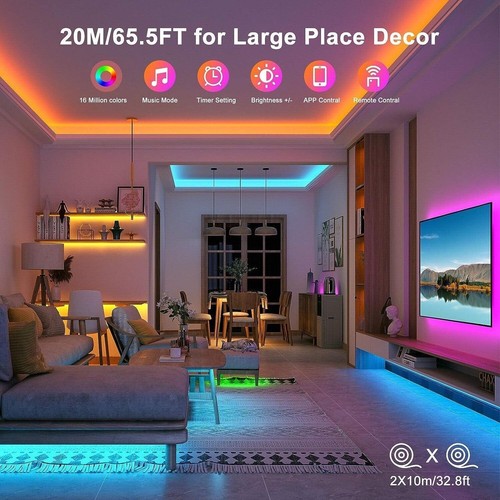 Ruban led 20m - ruban, chambre