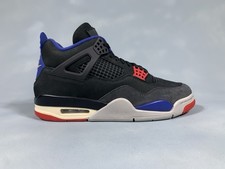 Nike Air Jordan 4 Retro ‘Rare Air' Black Red Royal FV5029-003 Men's 9.5