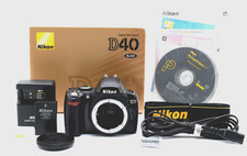 [Near MINT in BOX] Nikon D40 Digital SLR Camera Body 6.1MP Black From JAPAN DDU