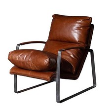 Fauteuil Homy cuir 64x106x76cm