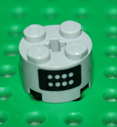 Lego town shell oldgray round - lego,