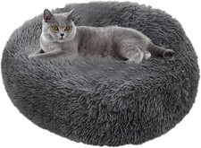 Coussin Panier Rond Gris 50 cm