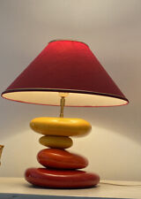 François Chatain - Grande lampe galets vintage design France 1980