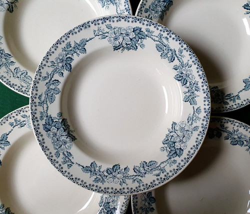 Assiettes creuses faïence - 11,