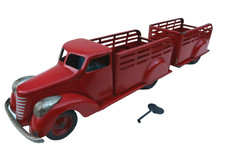 Ingap Camion Mecanique et Remorque 38Cm Superbe Etat d'Origine 1952 Italie