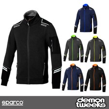 Sparco Tech Full Zip Jacket - Reflective Inserts (Workwear / Mechanics Wear)