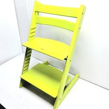 Stokke Tripp Trapp High Chair Light Green Adjustable Wooden Baby Seat Norway