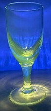 Antique Manganese Brewery Crystal Cup Glass