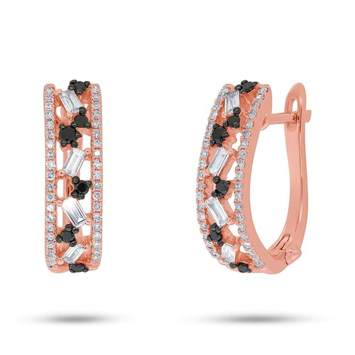 Noir diamant blanc ovales - blanc,