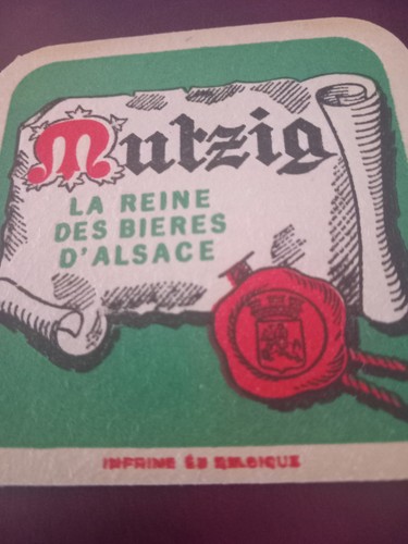 Ancien sous bock bière - , mutzig