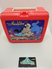 Lunch Box Disney's Aladdin Thermos UK Vintage Just The Box