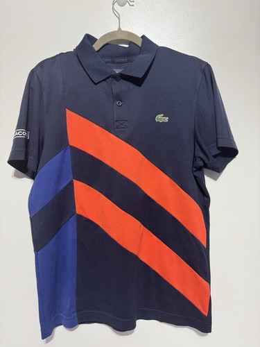 Polo lacoste bleu - et, orange
