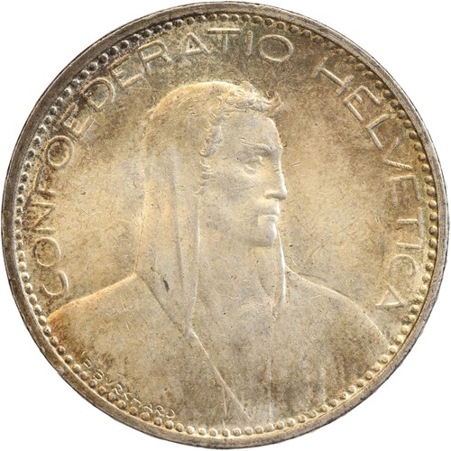 Francs berger suisse argent - 5,