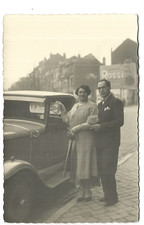 BELGIQUE BRUXELLES  CARTE PHOTO VOITURE