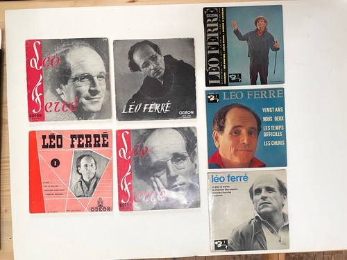 Disques 45t léo ferré - disques,