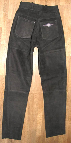 Pantalon cuir biker - en,